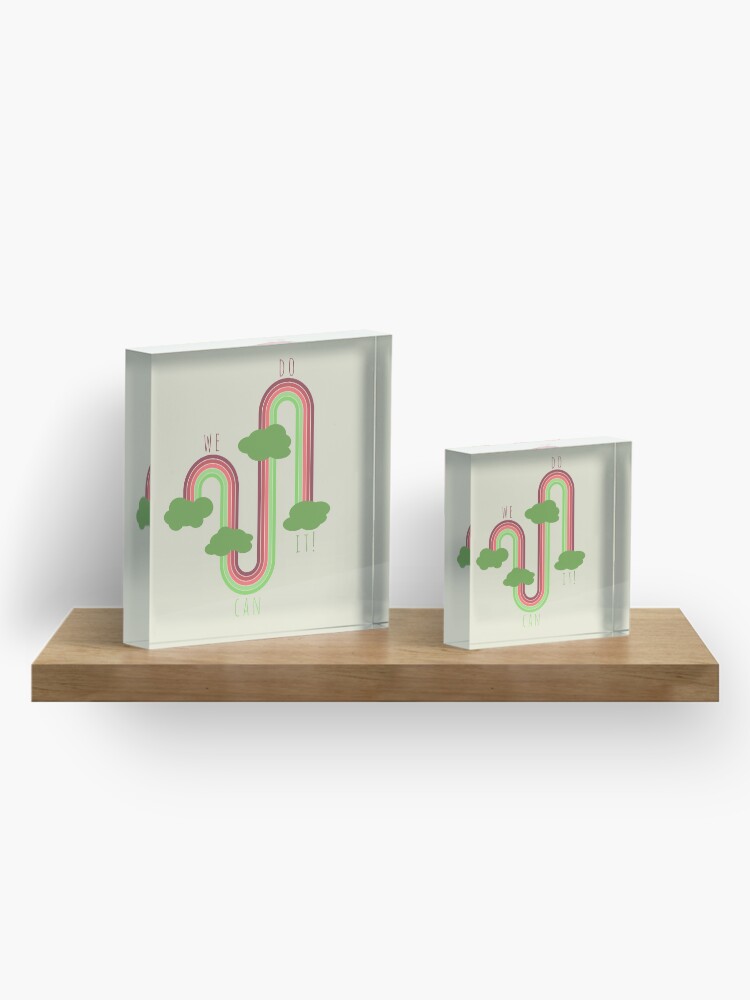 Alternate view of We Can Do It! Acrylic Block