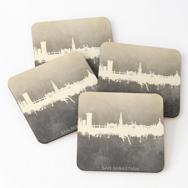 Item preview, San Sebastian Spain Skyline designed and sold by ArtPrints.