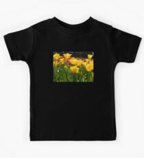 Yellow Tulip Field Kids Tee
