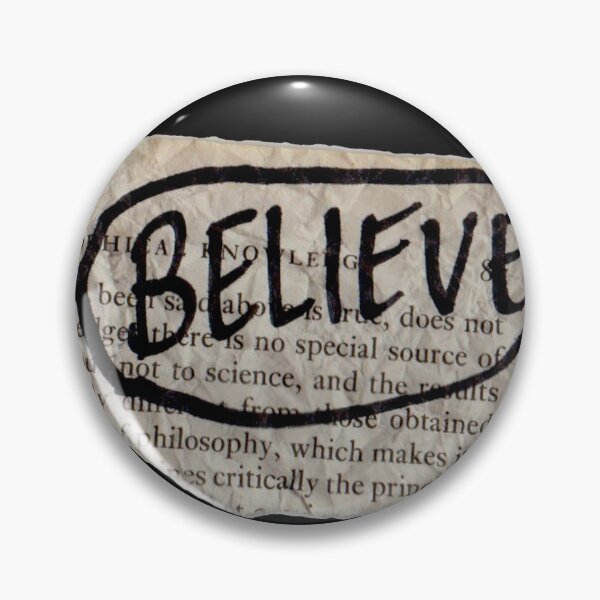 Item preview, 'Believe' Distressed Hand-written Quote designed and sold by noveltiko.