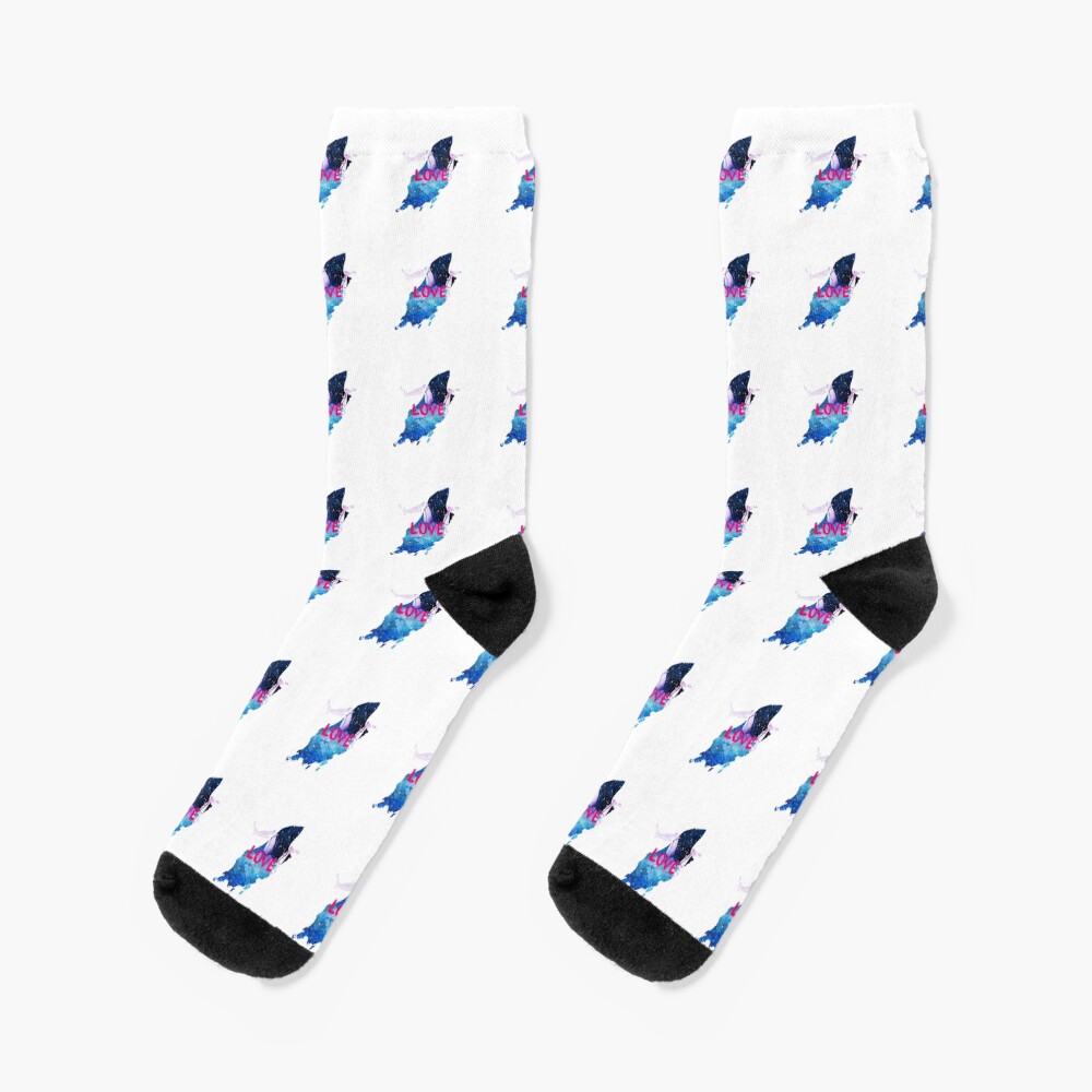 Love the Isle of Man with 3 legs of Man Socks