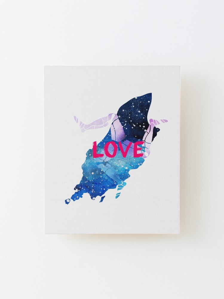 Alternate view of Love the Isle of Man with 3 legs of Man Mounted Print