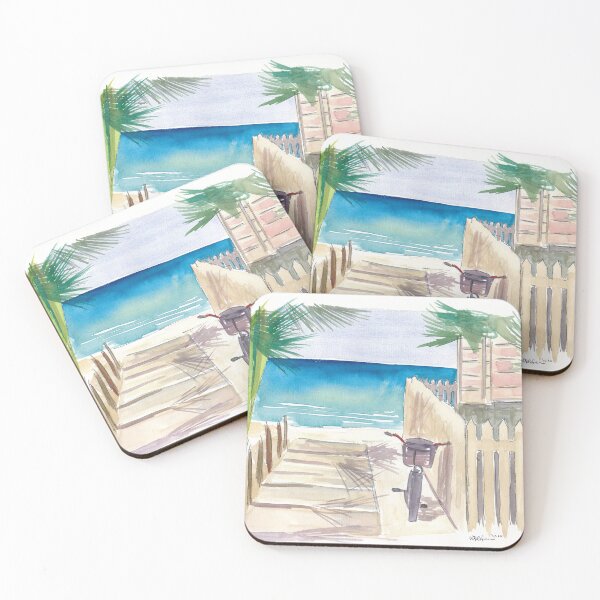 Item preview, A Day At The Beach with Bike designed and sold by artshop77.