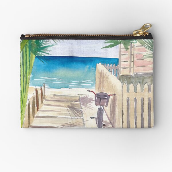 Item preview, A Day At The Beach with Bike designed and sold by artshop77.