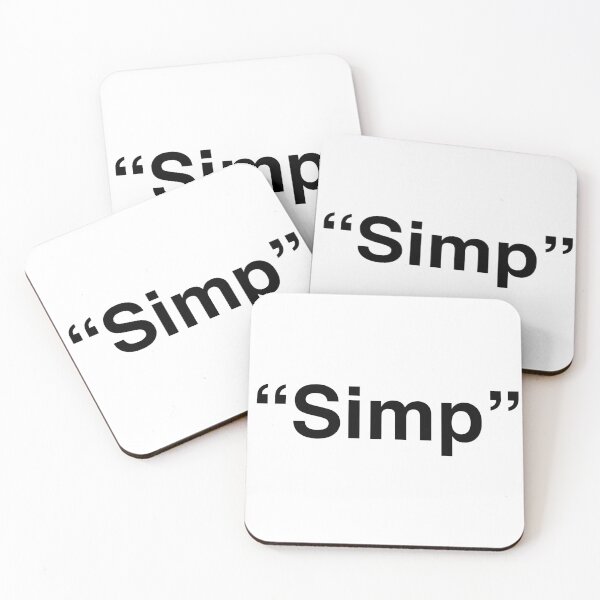 Item preview, Simp meme from Tik tok and YouTube and other social media entities  designed and sold by StickerShed.