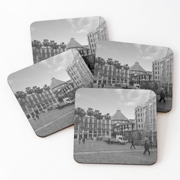 Item preview, Plaza de la Constitución, Malaga (monochrome) designed and sold by paulboizot.