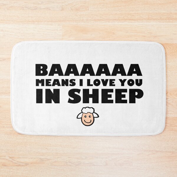 Item preview, Baaaa Means I Love You In Sheep - Funny I Love Sheep - Ewe Mad Bro designed and sold by JukeLox.