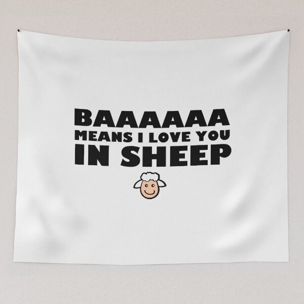 Item preview, Baaaa Means I Love You In Sheep - Funny I Love Sheep - Ewe Mad Bro designed and sold by JukeLox.