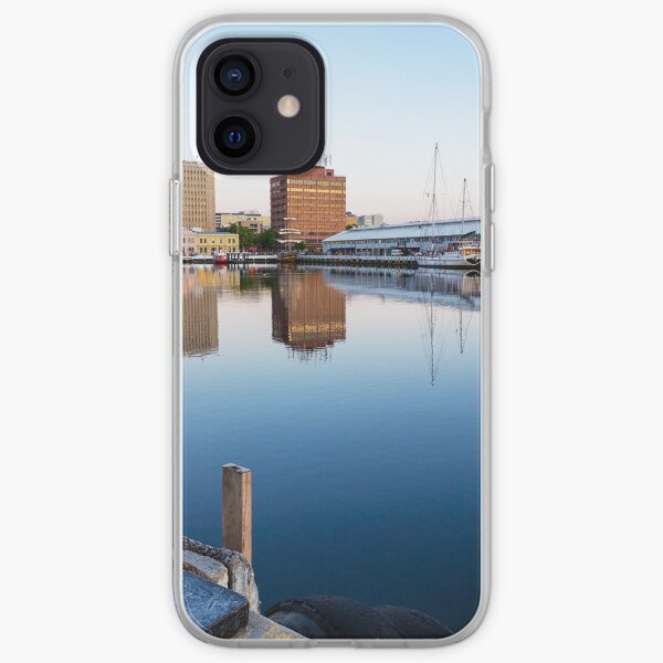 Early Morning at Hobart Wharves, Tasmania iPhone Soft Case