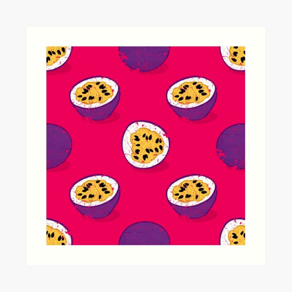 Passion fruit Art Print