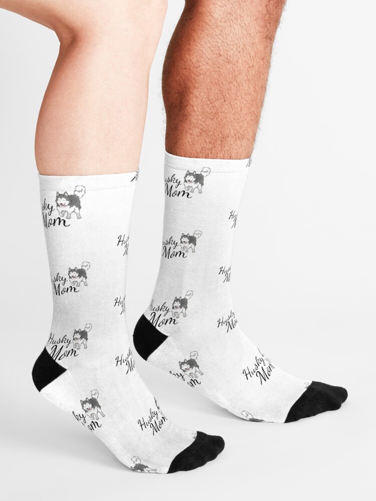Alternate view of Husky Mom Socks