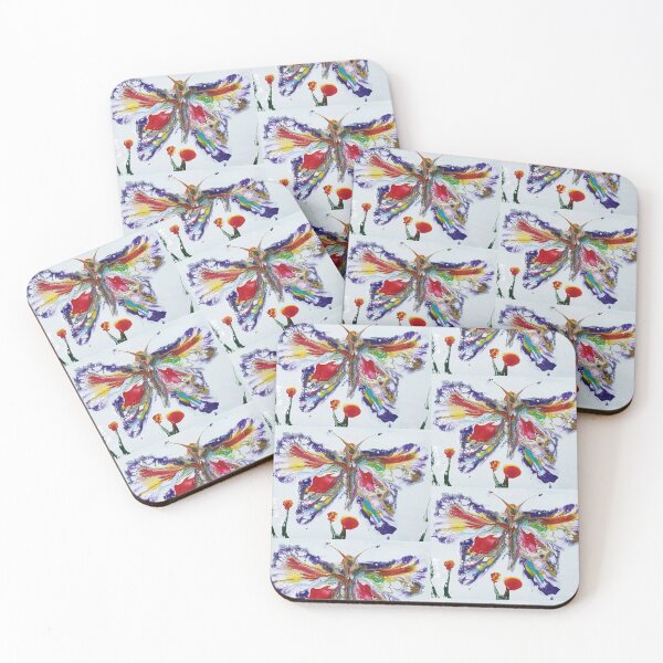Item preview, Colourful Butterfly painting designed and sold by MaggieMosleyArt.