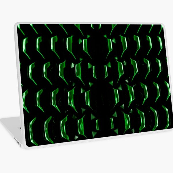 Dark green metal by Brian Vegas Laptop Skin