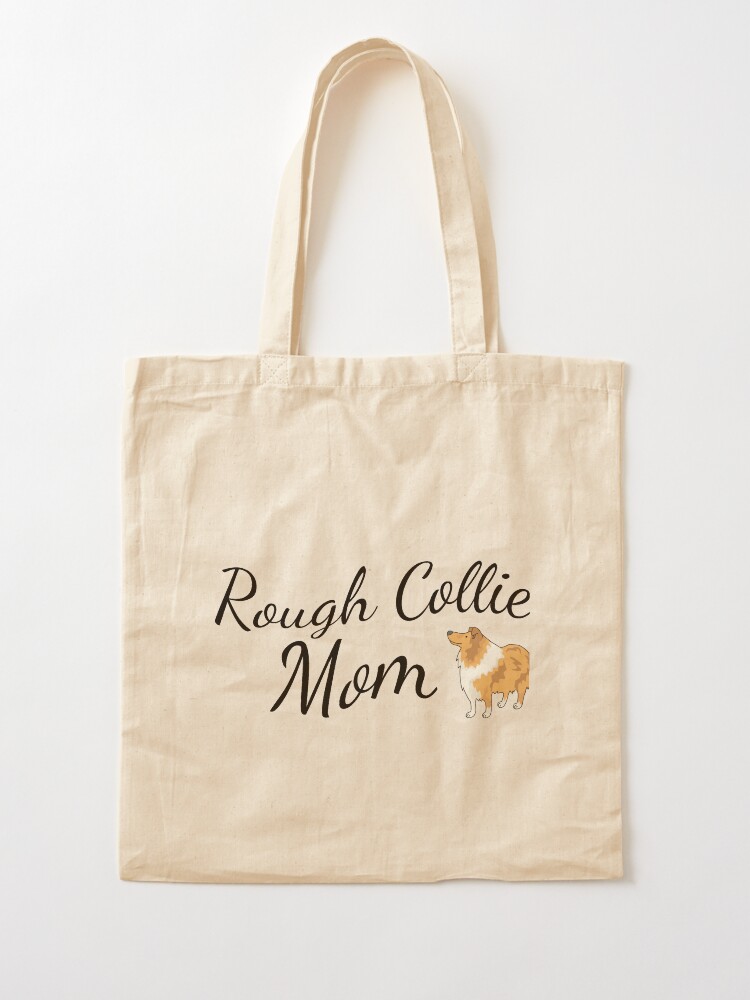 Alternate view of Rough Collie Mom Tote Bag