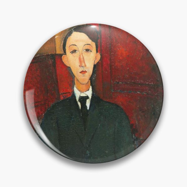 Item preview, Vintage Portrait painting by  Amedeo Modigliani (Italian, Livorno 1884–1920 Paris) designed and sold by Vintage Designs +.