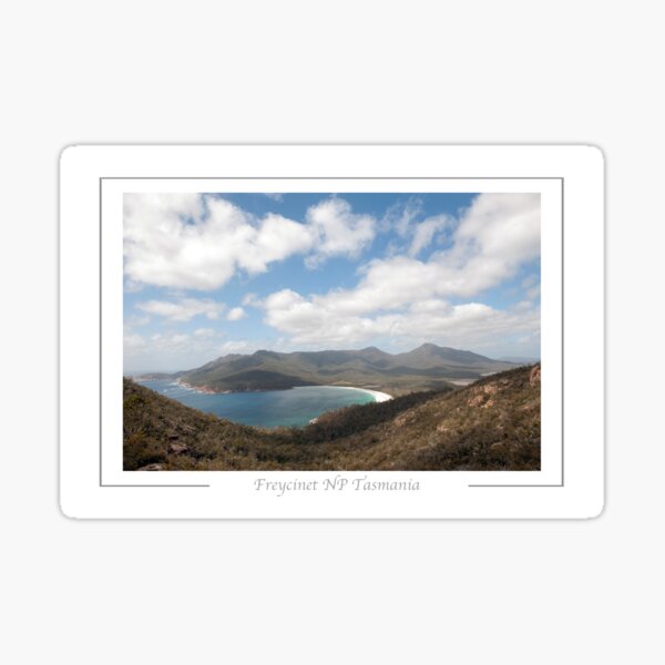 Item preview, Coles Bay Tasmania Australia Freycinet National Park. View across Wineglass Bay. designed and sold by Richard Wareham.
