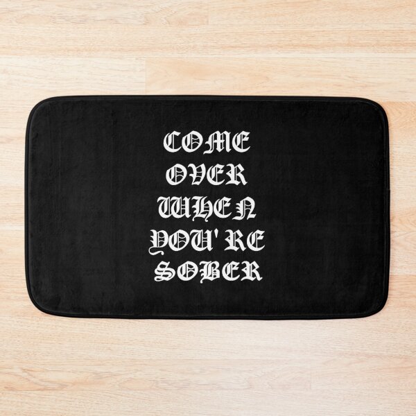Item preview, Lil Peep Come Over When You're Sober in White Text designed and sold by nmrkdesigns.