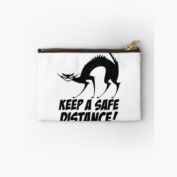 Item preview, Black cat - Keep a safe distance  designed and sold by Teecha.