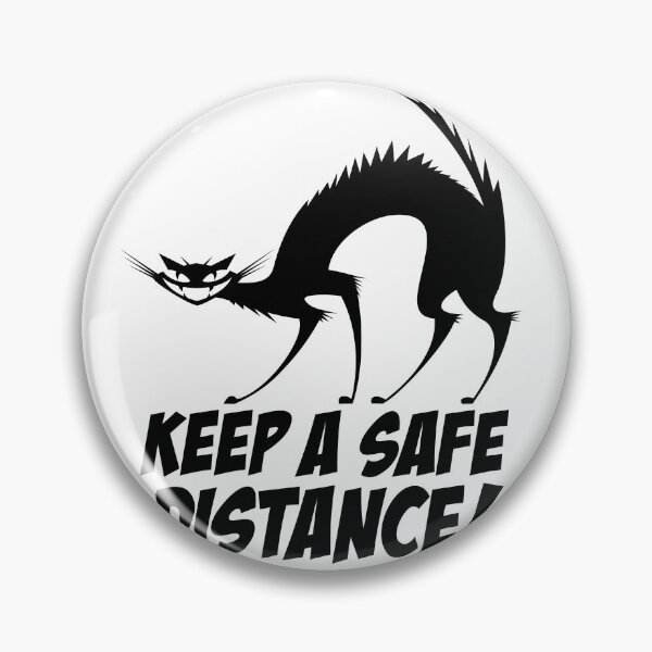 Item preview, Black cat - Keep a safe distance  designed and sold by Teecha.