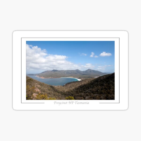 Item preview, Coles Bay Tasmania Australia Freycinet National Park. View across Wineglass Bay. designed and sold by Richard Wareham.