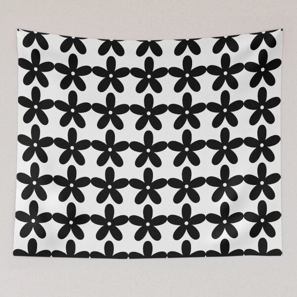 Item preview, Black Flower | Retro designed and sold by NobodysHero.