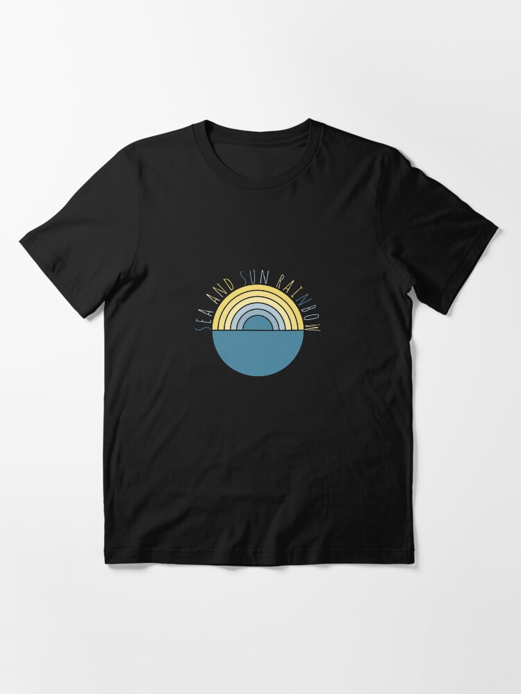 Alternate view of Sea and Sun Rainbow Essential T-Shirt
