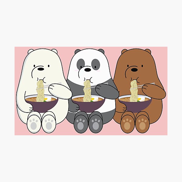 We Bare Bears Photographic Print