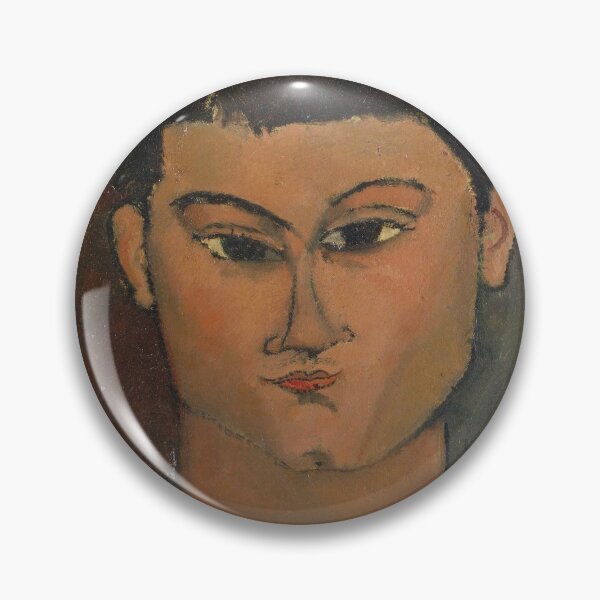 Item preview, Vintage Portrait painting by  Amedeo Modigliani (Italian, Livorno 1884–1920 Paris) designed and sold by Vintage Designs +.