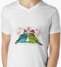 Christmas Cuddles V-Neck T-Shirt