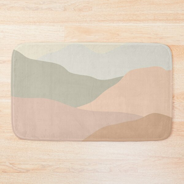  HOMELD Memory Foam Bath Mat -Cobblestone Bathroom Rugs