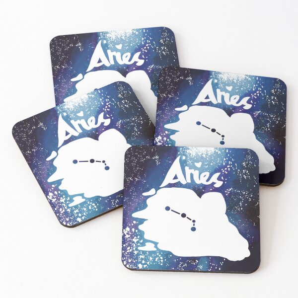 Artikelvorschau, Widder Sternzeichen Galaxy Constellation entworfen und verkauft von FirbetMakes.