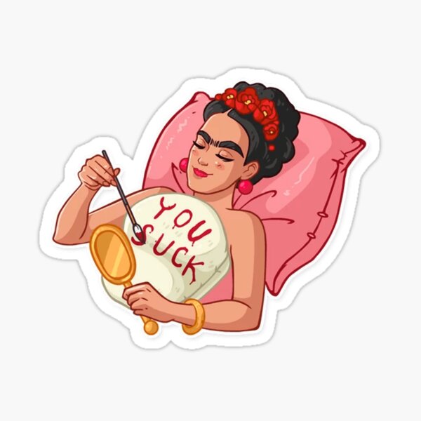 Artista Frida Kahlo Pegatina