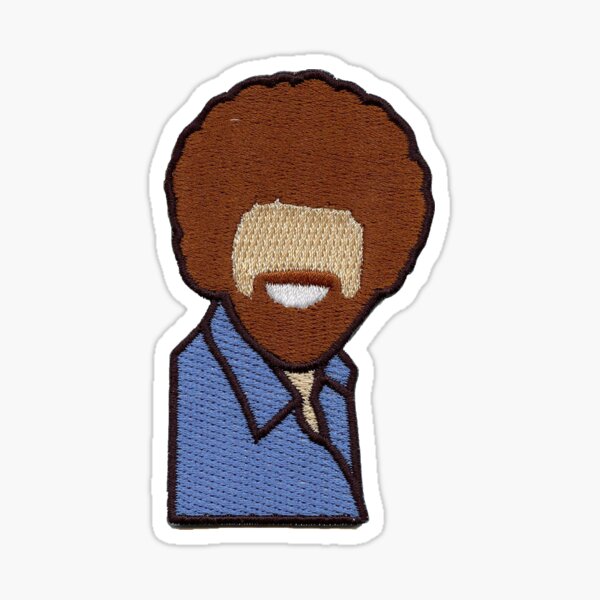 Item preview, Big Afro Happy Painter Artist Smiling Sticker designed and sold by designolo.