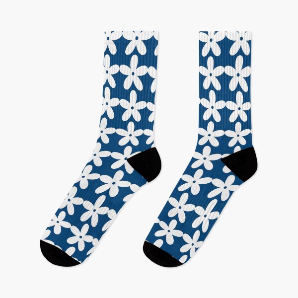 Item preview, Navy Blue Flowers | 60s Mod designed and sold by NobodysHero.