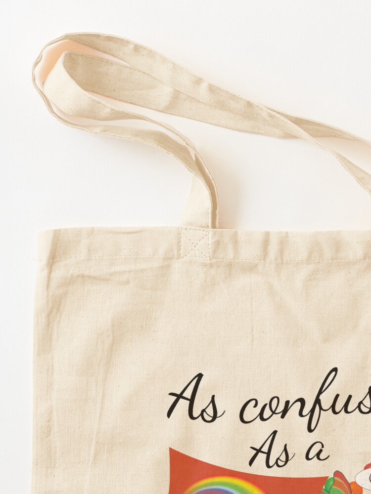 Alternate view of As confused as a Chameleon in a bag of Skittles Tote Bag