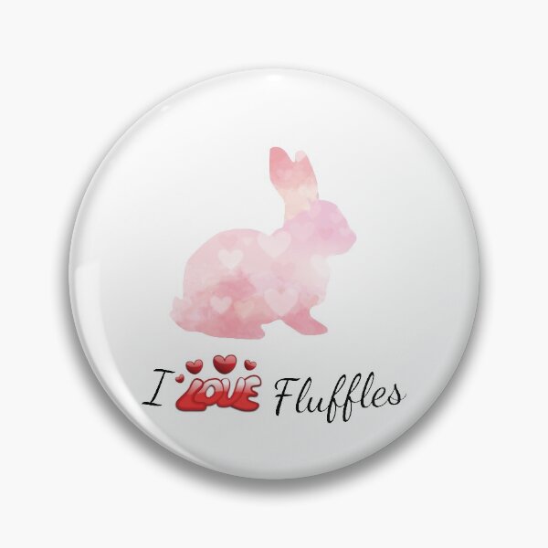Artikelvorschau, Kaninchen: Ich liebe Fluffes! entworfen und verkauft von tribbledesign.