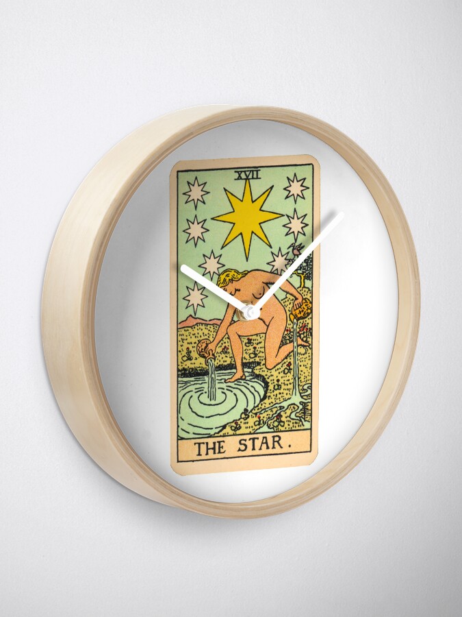 Alternate view of Tarot - The star Clock