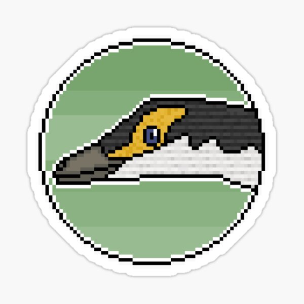 Pixel Compsognathus longipes Sticker