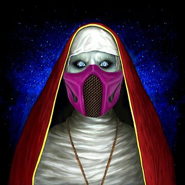 Artwork thumbnail, Nun Wear a Mask by Vk91art
