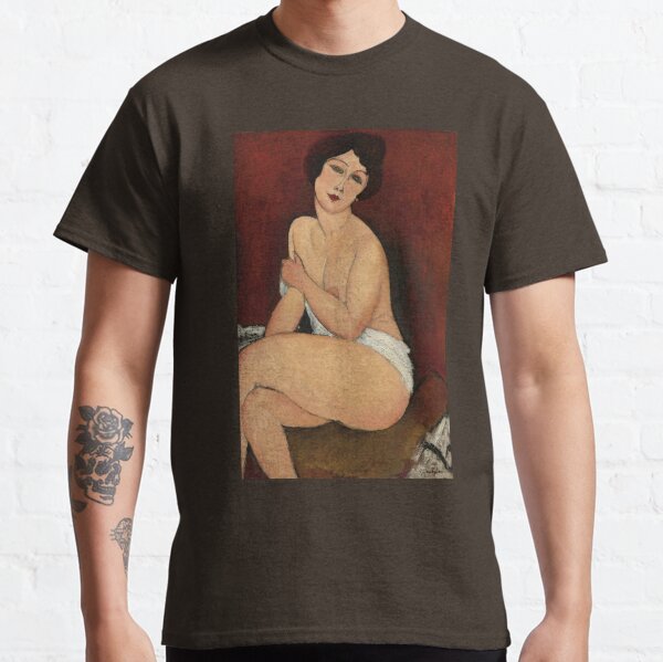 Vintage Portrait painting by Amedeo Modigliani (Italian, Livorno 1884–1920 Paris) Classic T-Shirt