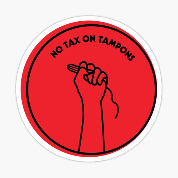 Item preview, No Tax On Tampons designed and sold by folfol.