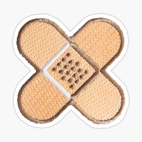 "Bandaid Sticker" Sticker by designolo Redbubble