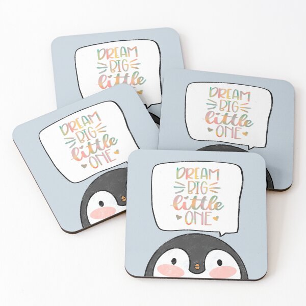 Item preview, Baby Penguin Quote : Dream Big Little One designed and sold by Mitch Umali.