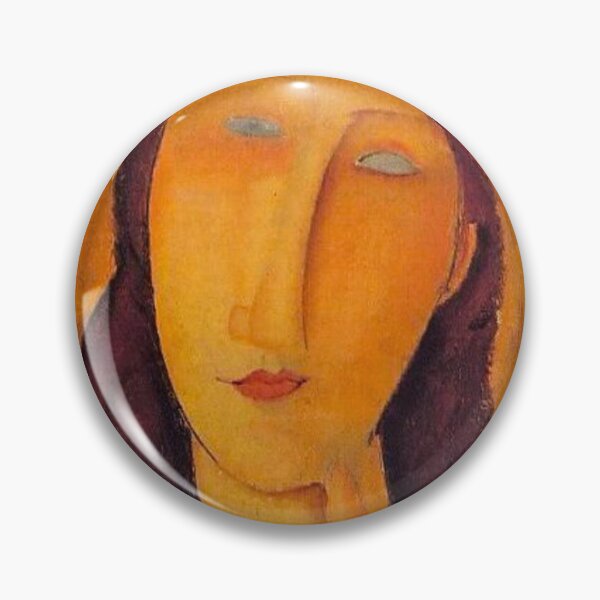 Item preview,  Vintage Portrait painting by  Amedeo Modigliani (Italian, Livorno 1884–1920 Paris) designed and sold by Vintage Designs +.