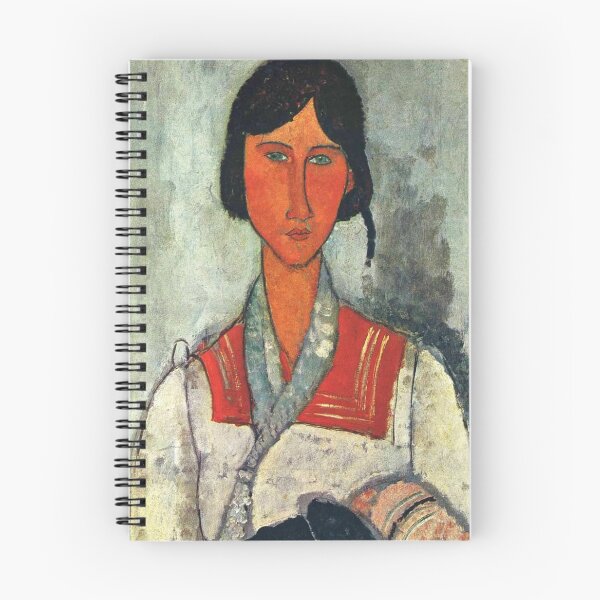 Item preview,  Vintage Portrait painting by  Amedeo Modigliani (Italian, Livorno 1884–1920 Paris) designed and sold by Vintage Designs +.