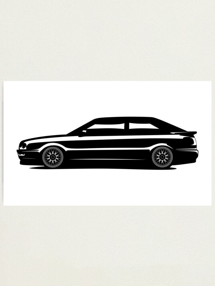 "S2 Coupe Side Artwork" Photographic Print For Sale By L13psna | Redbubble