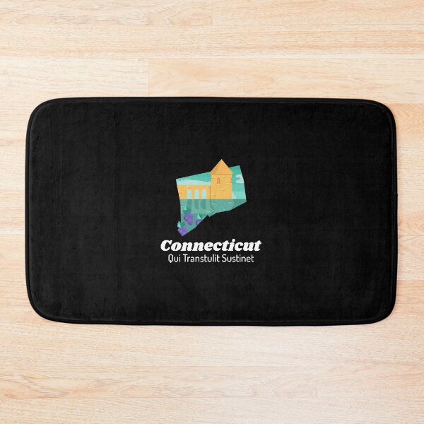 Item preview, Connecticut Proud State Motto Qui Transtulit Sustinet print designed and sold by jakehughes2015.
