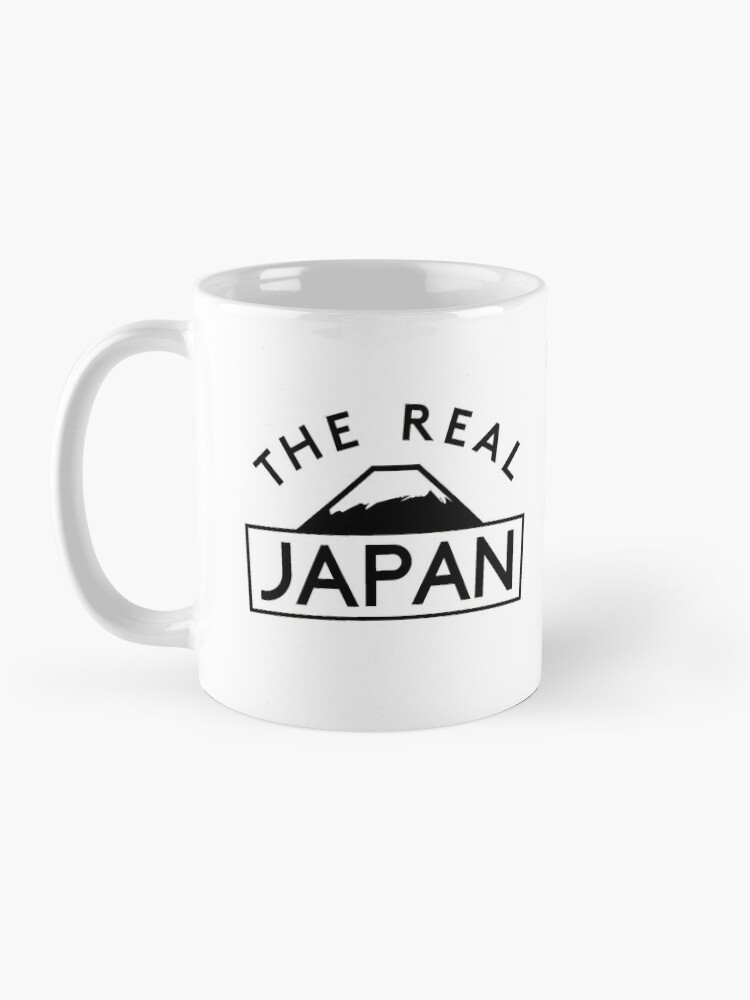 Alternate view of The Real Japan Logo Black Coffee Mug
