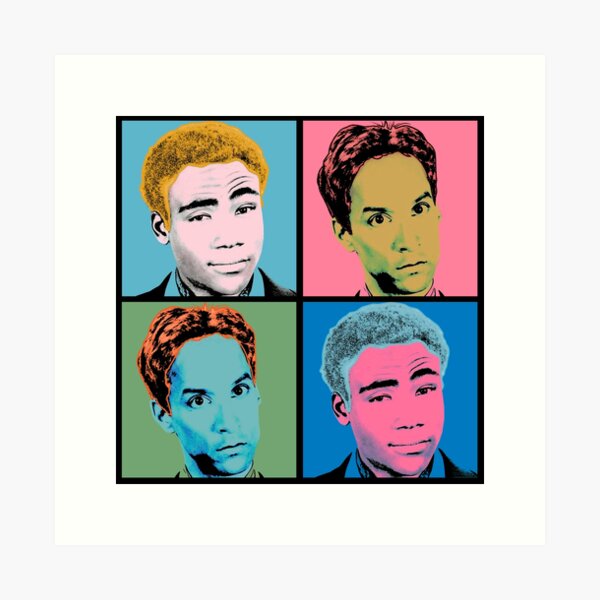 Item preview, Troy and Abed Warhol designed and sold by Retro-Freak.