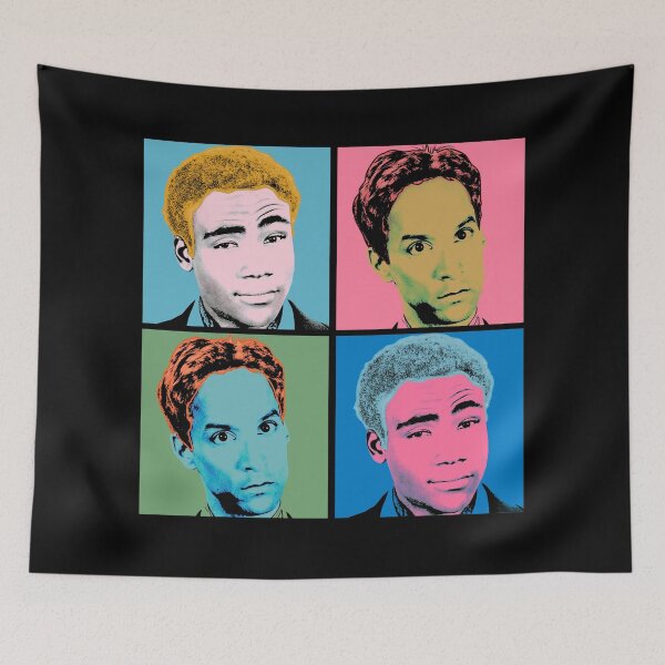 Item preview, Troy and Abed Warhol designed and sold by Retro-Freak.